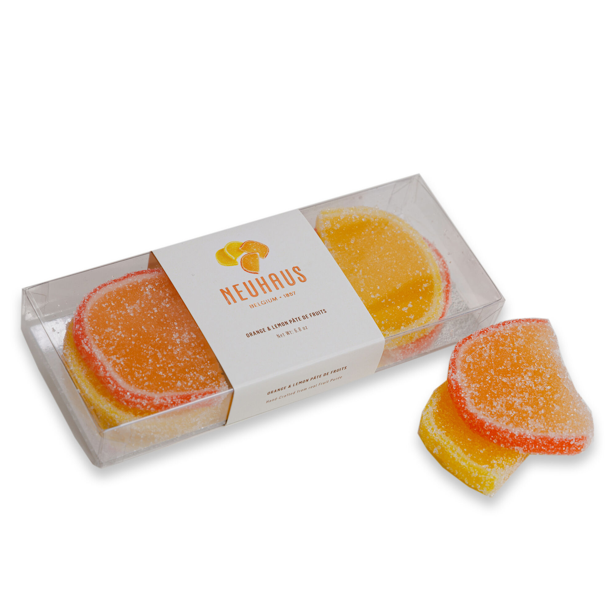 Pâté de Fruits Lemon & Orange Fruit Slices, 6 pcs Neuhaus Chocolates